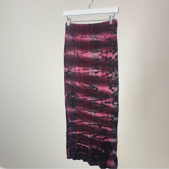 $185 Rio Maxi Skirt in Magenta Tie Dye COTTON CITIZEN NEW - Picture 7 of 9